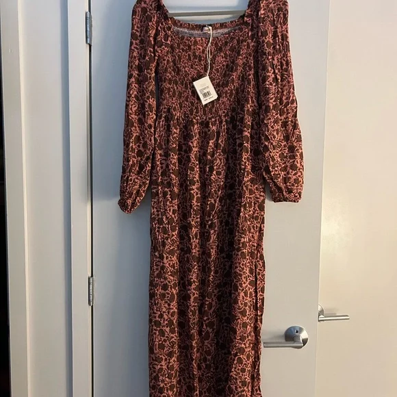NWT Faherty Susanna smocked dress - Picture 1 of 3